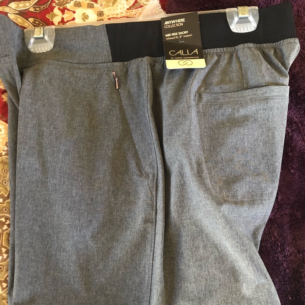 Calia brand Womens mid rise shorts